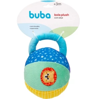 Bola Plush Com Chocalho Supermacia Brinquedo Para Bebês 16978 Buba