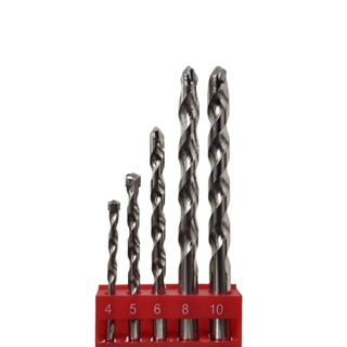 Kit Brocas Furadeira Alvenaria Concreto parede 4 5 6 8 10 Mm