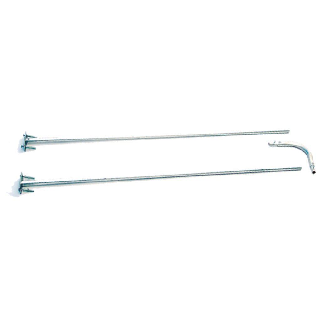 Suporte para Cortina Box Curvado Alumínio Varão em Banheiro Vários Tamanhos - Pronta Entrega