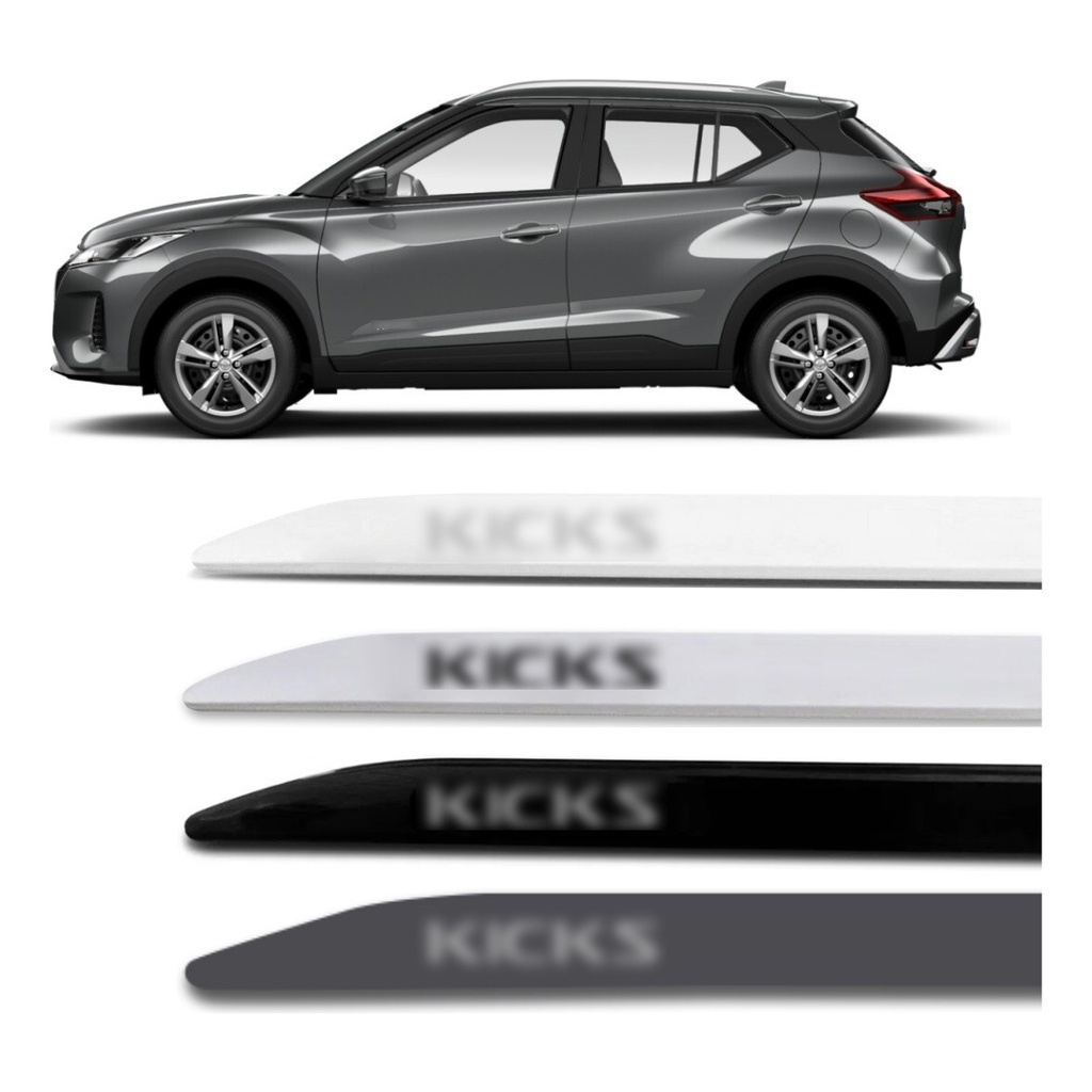 Friso Lateral Proteção Porta Nissan Kicks Cor Original 2024
