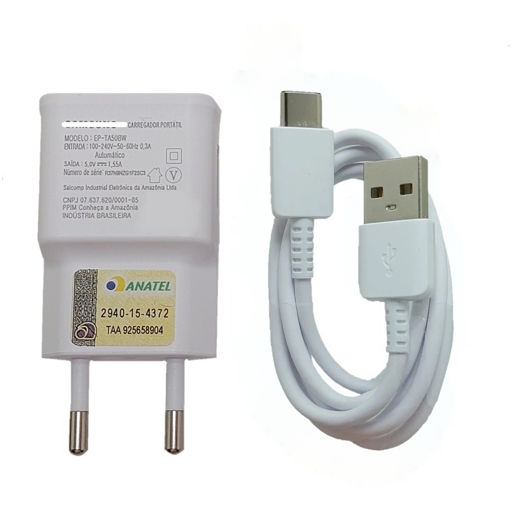 Carregador Veloz Para Sam Tablet Gala Tab A7 2020 Tipo C
