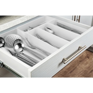 Organizador De Gaveta Extensível Divisor Porta Talheres Utensílios Cozinha Banheiro Arthi