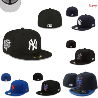 2023 novo boné de beisebol New York Yanke New York Mets carta bordado boné de aba plana universal totalmente fechado