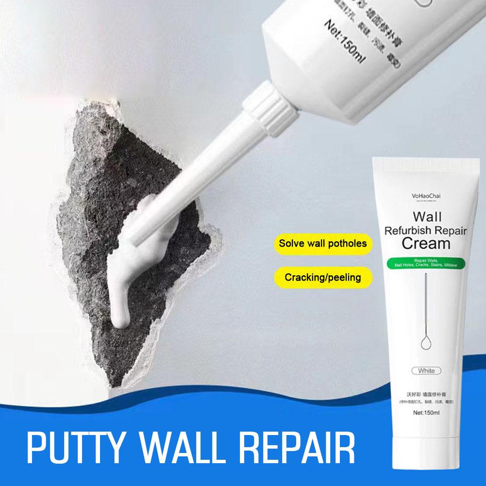 Reparo De Parede Reboco Massa De Gesso Creme De Interior