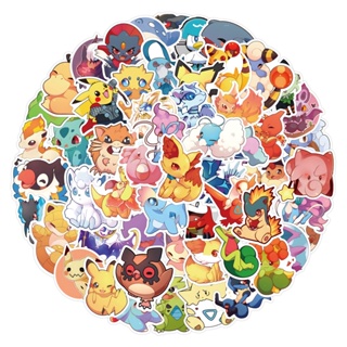 Kit de Adesivos Pokémon roxo gengar espeon cosmog ditto pokebola sticker  chibi fofo 5 unidades