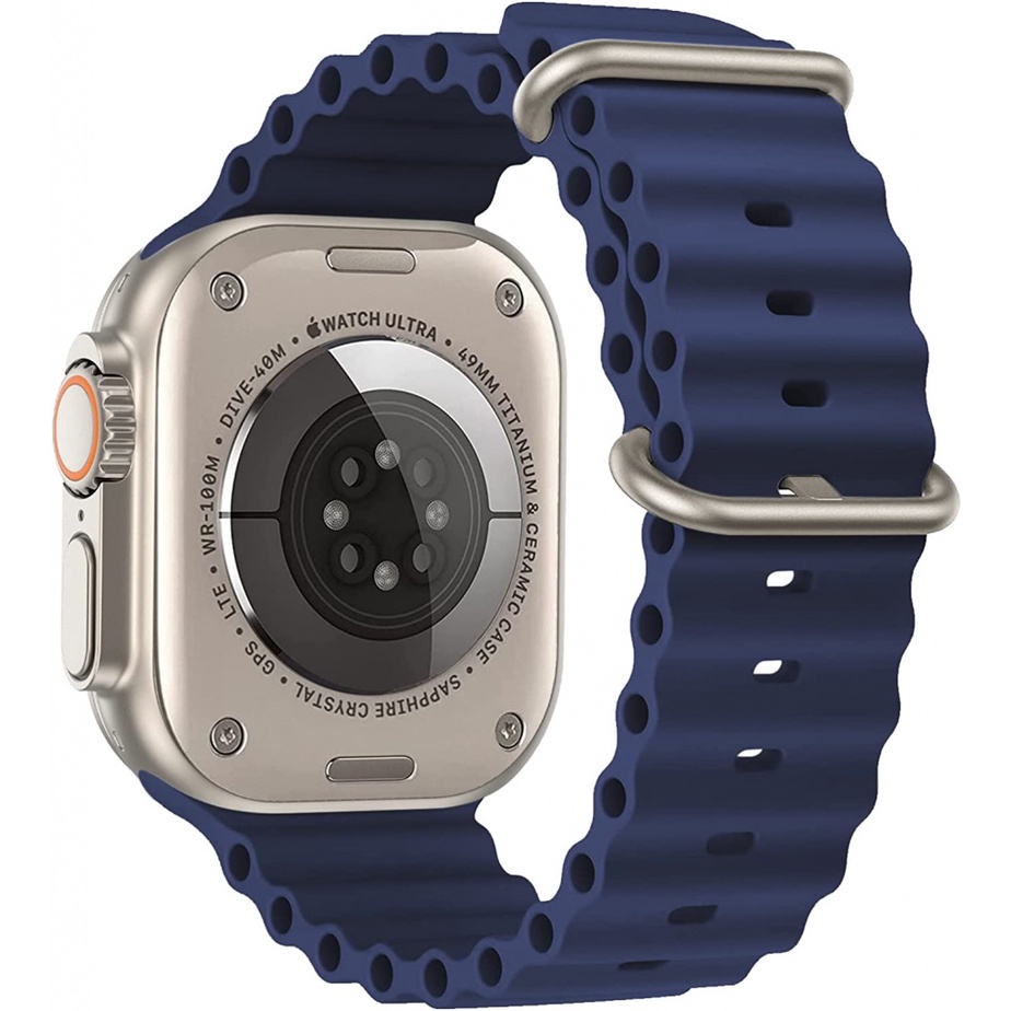 Apple Watch Series 7 GPS + Cellular 5G 45mm Aço Silver c/ Bracelete Loop  Milanesa