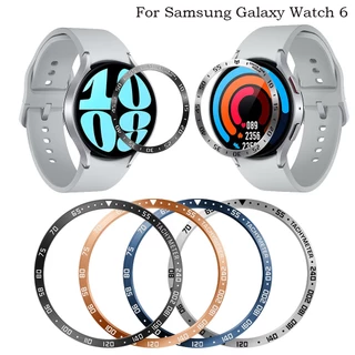 Anel Bezel Tampa De Aço Inoxidável Para Relógio Samsung Galaxy 6 40mm 44mm Clássico 43mm 47mm Caixa Metálica Concha Protetora De Velocidade
