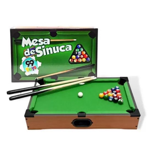 Jogo com 6 tacos GOIABÂO 1,45cm - Bilhar / Sinuca / Snooker