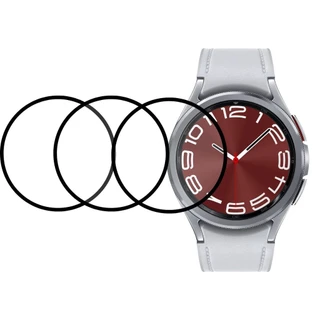 3x Película 3d Para Galaxy Watch 6 Classic 43mm Tela Toda