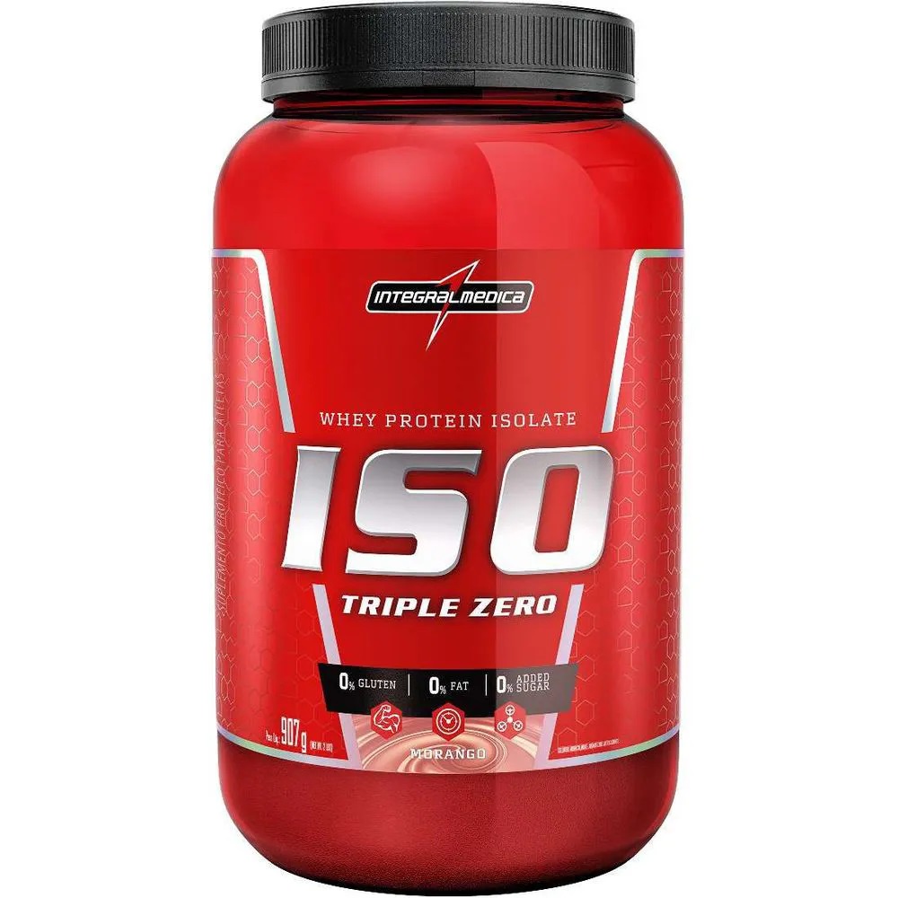 WHEY ISOLADO TRIPLE ZERO (907G) INTEGRALMEDICA