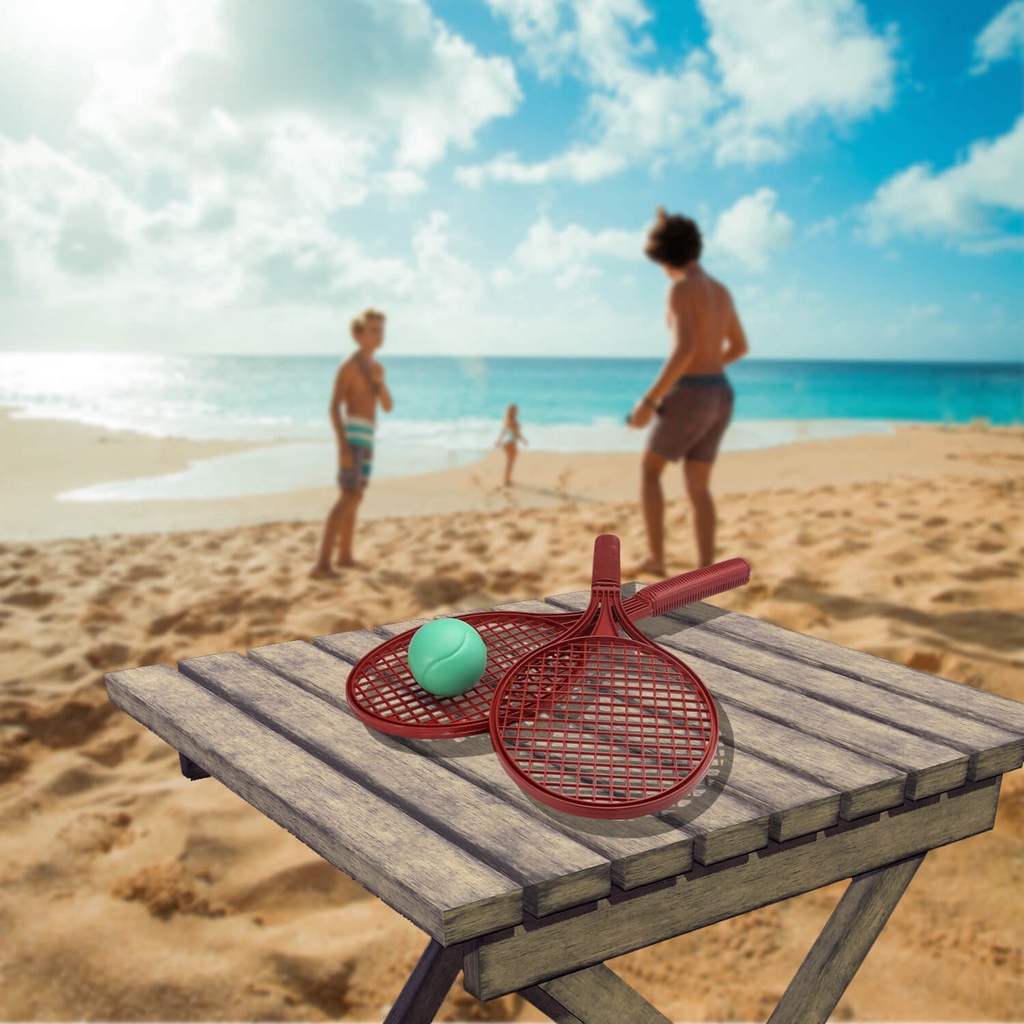 Jogos Kit 2 Raquetes + Bola Praia - Férias Diversão Brinquedo - P.A  BRINQUEDOS - Brinquedos de Praia e Piscina - Magazine Luiza