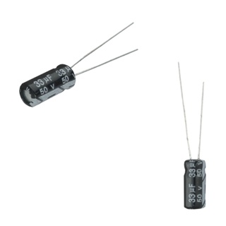 50x Capacitor Eletrolítico 33uf x 50v 105º Kit c/50 Peças