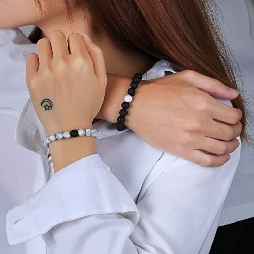 2 Pulseiras Imã Magnéticas Atraçao Casal ,amizade,casamento | Shopee Brasil