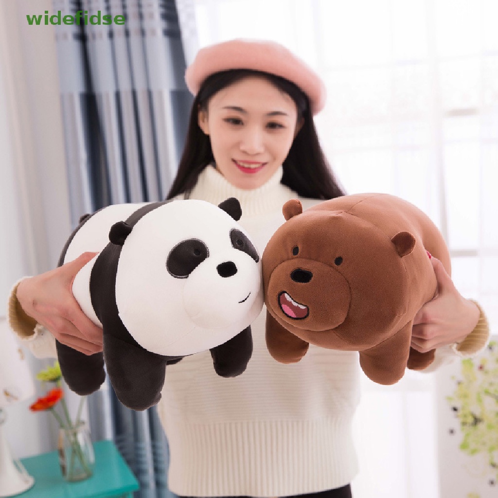 Widefidse 25 cm Nosso urso de pelúcia marrom panda boneca macia decoração de casa Confortável Urso polar travesseiro de Nice