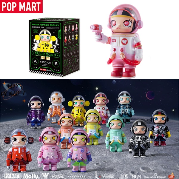 Pop Mart MEGA Space Molly Series 2-A 100% Limited Edition Customized Gift Set