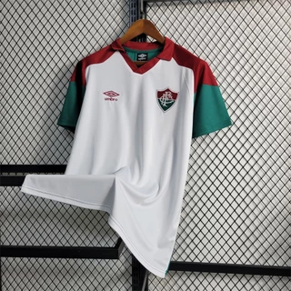 Camisa Esportiva Branca de Futebol 23 /24 F-E Fluminense Fato de Treinamento Masculino