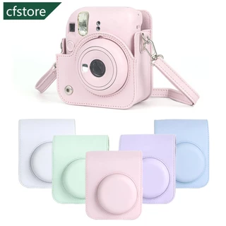 CFSTORE Para Instax Mini 12 Bolsa Câmera Protetora Macia De Couro PU Fujifilm Film Bag Com Alça Ombro G9O5