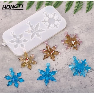 Floco De Neve De Silicone Moldes, Diy Fazendo Molde De Silicone Pingente De Resina Molde Para O Feriado De Natal Fontes Do Ofício