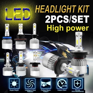 Marca Novo Kit De Faróis LED 2PCS H4 High Low Beam H7 Luz Forte E Brilhante H11 9005 9006 Lâmpadas De Condução Automática