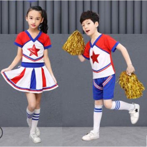 Novo Desempenho Líder De Torcida Infantil Vestimenta Aeróbica | Shopee ...