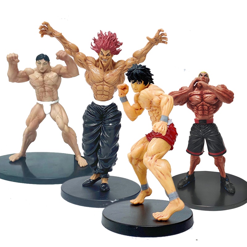 Figurine Hanma Baki 18 Cm – Action Figure Articulée – Statue Collector Combat – Déco De Bureau Manga