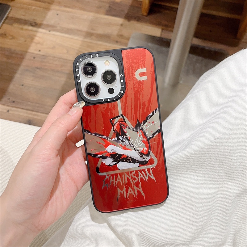 CaseTifg Anime Chainsaw Man Mala Original Para Telefone Espelhado