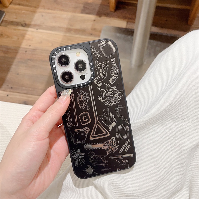 CaseTifg Anime Chainsaw Man Mala Original Para Telefone Espelhado