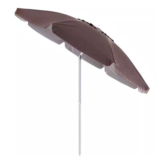 Guarda-Sol Articulado em Bagum Haste de Aluminio 2,0m Marrom 10712 Belfix