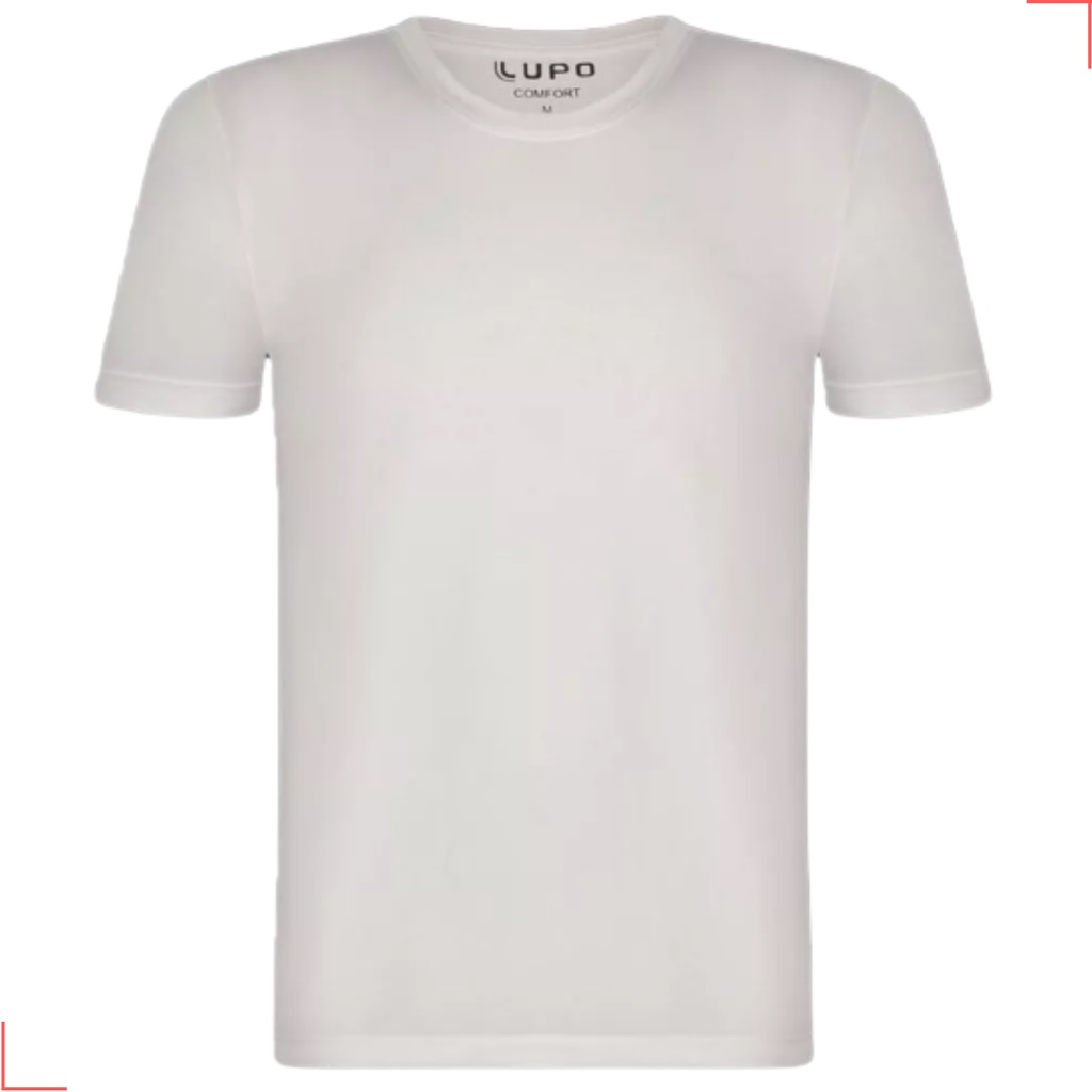 Camiseta Básica Lupo Masculina Micromodal Sem Costura