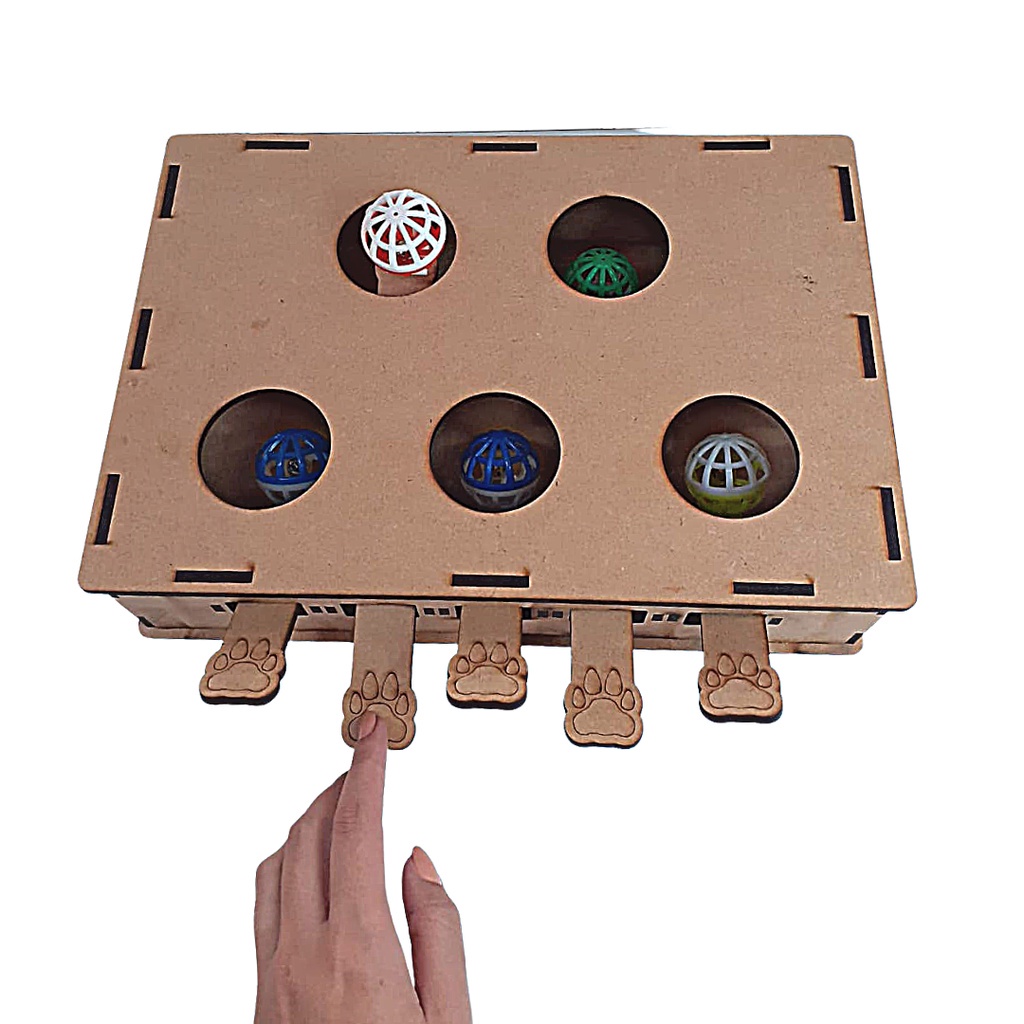 Brinquedo para Gato Cat Piano mdf Brinquedos interativo e divertido Pet - envio rapido