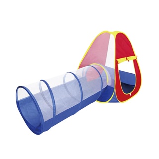 Barraca Toca Cabana Tunel Playground Infantil Com Bolinhas Menino Menina