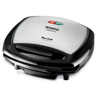 Grill Mondial Max Grill Inox Premium 1000W G-07 220V