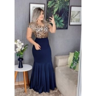 Saia Longa Sereia Moda Evangélica Feminina
