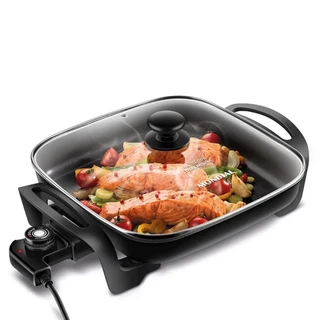 Panela Elétrica, Multicook Premium, Antiaderente, 5 Temperaturas, Mondial PE-49, 220V, 1200W - PRETA