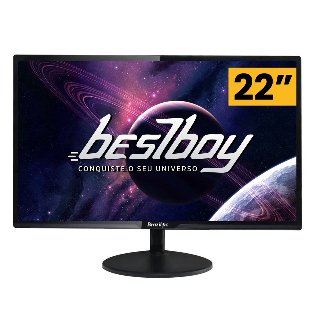 Monitor Led Widescreen 21.5" Hd Brazilpc 22w-75kan Hdmi e Vga