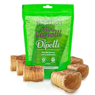 Mordedor Dipertti Mini Canolli com 9 un para Cães