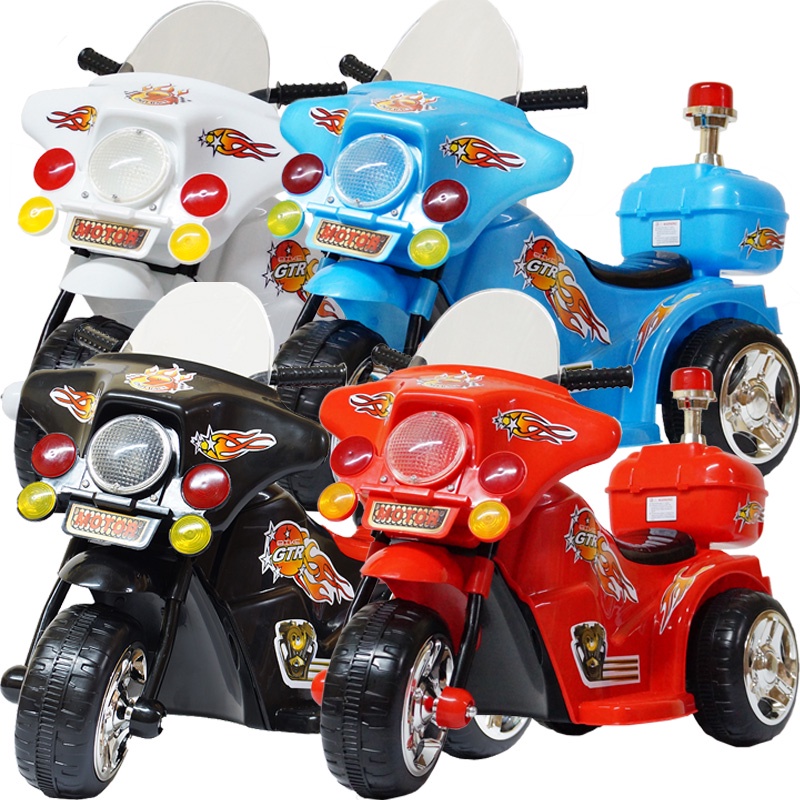 mini moto eletrica infantil triciclo policia melhor preço 6v