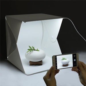 Mini Estúdio Fotográfico Photo Studio Led Usb Portátil Diversos Tamanhos