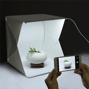 Mini Estúdio Fotográfico Photo Studio Led Usb Portátil Diversos Tamanhos