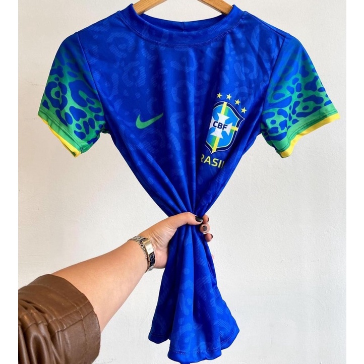 Camisa Feminina do Brasil Baby Look - Edição Limitada para a Copa