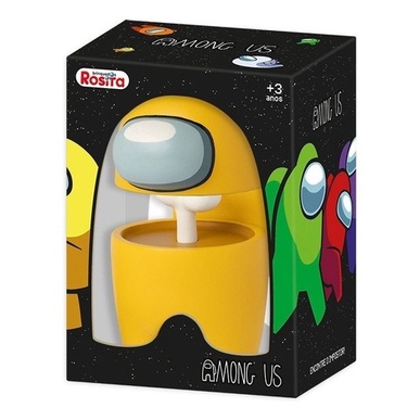 Among Us Boneco De Vinil Amarelo12 Cm - Rosita