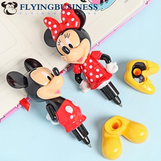 Flyingingbusiness Mickey Mouse Esferográfica Caneta Vintage Durável Material De Escritório Estacionário Minne Modeladora Lisa