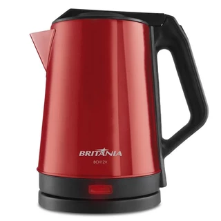 Chaleira Elétrica Bch12v 1.9l Vermelha Inox Britânia - 127V