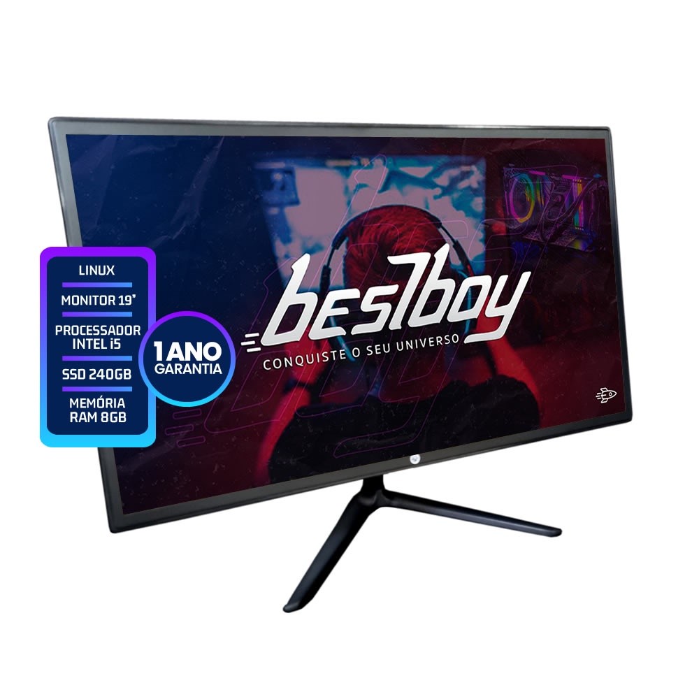 Computador All In One Bpc 19" Intel Core I5-3470s 8gb Ssd 256 Gb