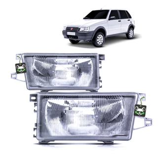 Farol Uno Máscara Cromada 1991 1992 1993 1994 1995 1996 1997 1998 1999 2000 2001 2002 2003