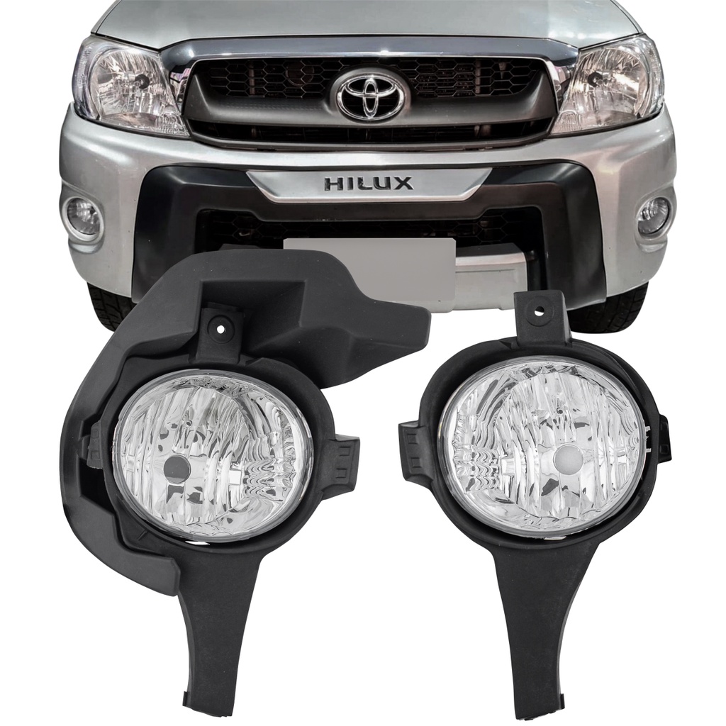 Par Farol Milha Auxiliar Hilux 2005 2006 2007 2008 Neblina