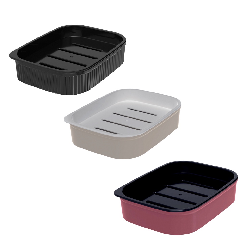 Saboneteira para Pia Para Banheiro Kit 1 e 2 Unidades Plastico Plasutil