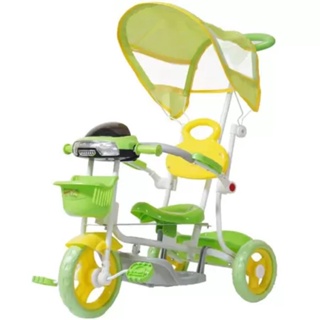 Triciclo Infantil Motoca Kemotoka Baby Dog Vermelho Com Haste de Empurrar  Proteção Lateral Motoca Passeio e Pedal Indicado Para Crianças +12m Suporta