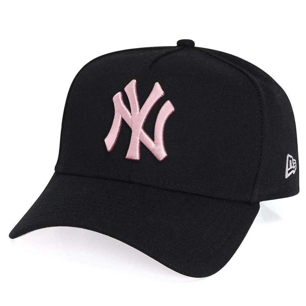 Boné New Era 940 AF SN New York Yankees Preto e Rosa