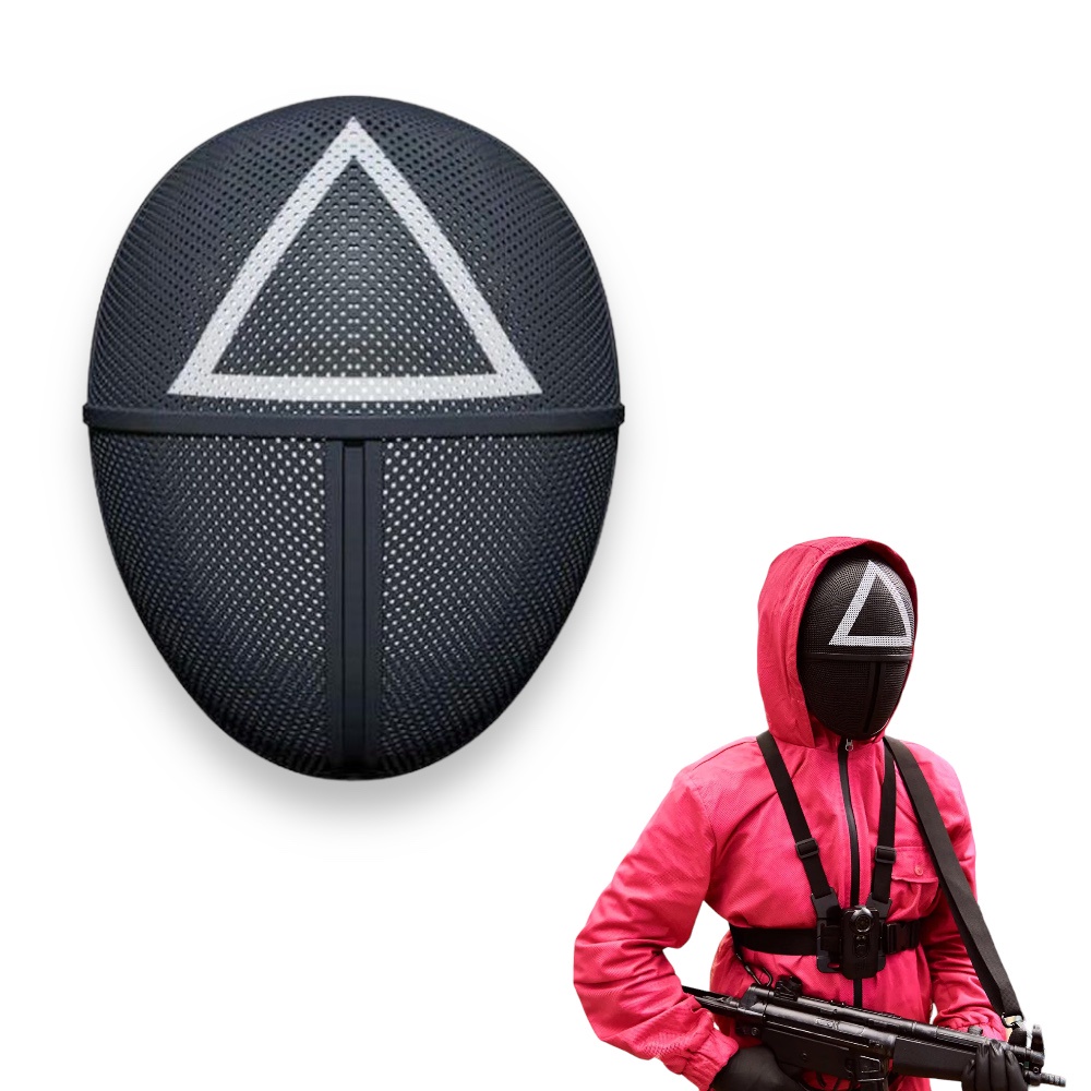 Máscara Round 6 Alta Qualidade Carnaval Halloween Cosplay